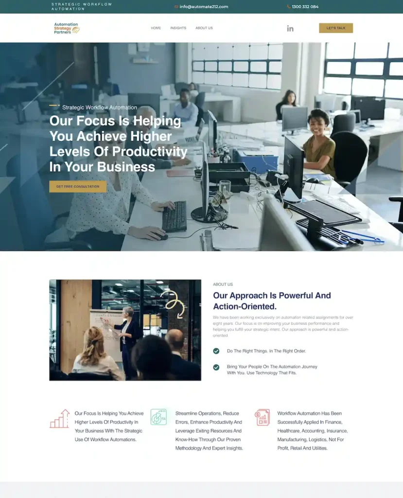 Custom Website Project for Modern Contact Centre Web Portal by Web Solution Hub
